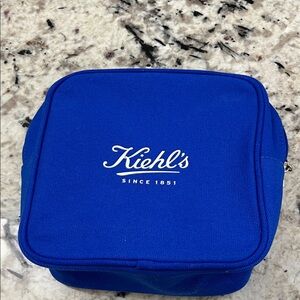 Kiehl's Blue Makeup Organizer